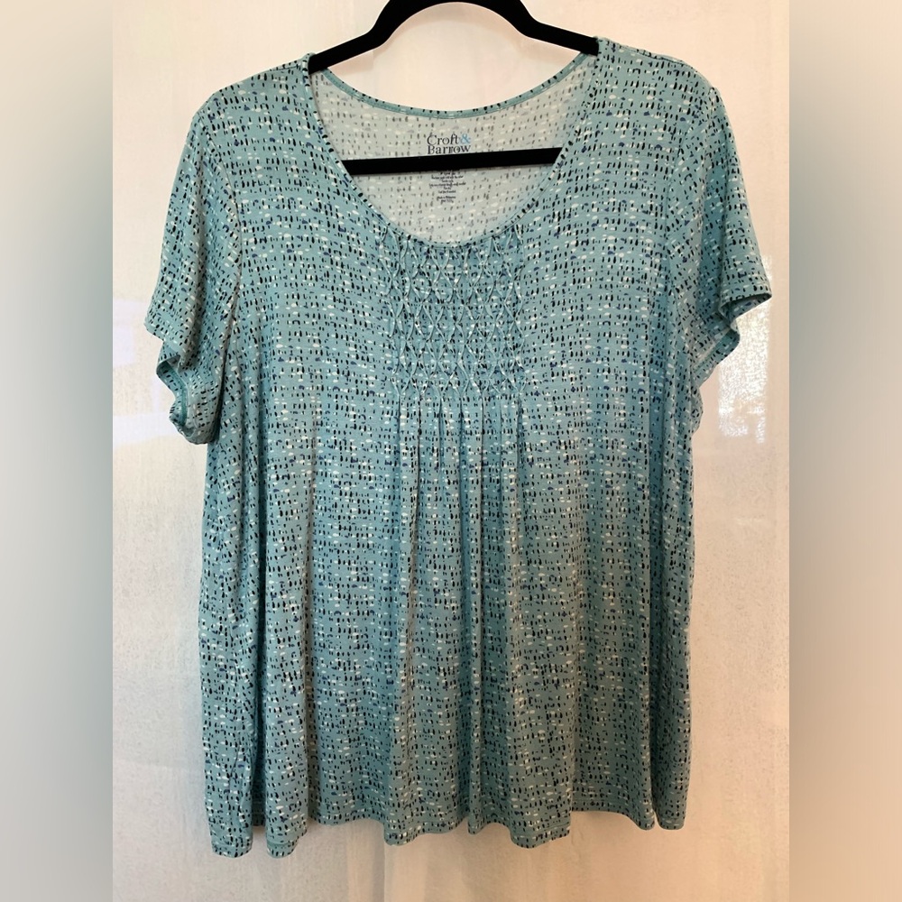 Croft & Barrow XXL Top, EUC